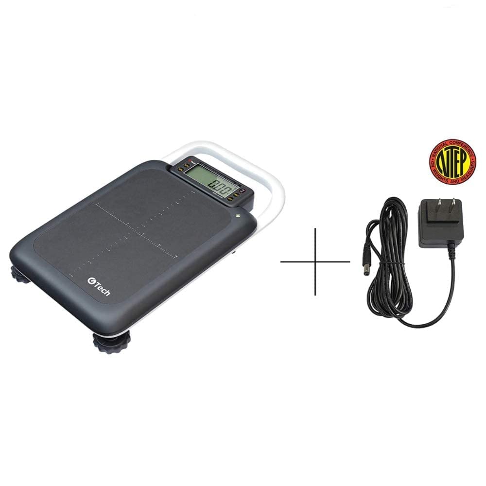 GTech GL-6300L Portable Bench Scale - 300lbs Capacity Digital Scale with Dual Range (0-150x0.05lbs/150-300x0.1lbs), LB/KG Switchable, NTEP Certified for Trade - Perfect for Shipping, Warehouse, Retail & Industrial Use