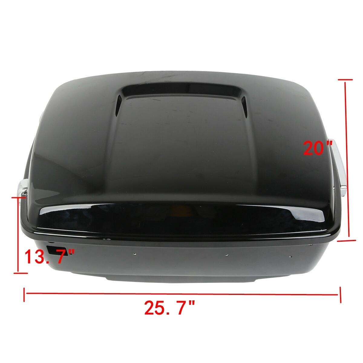 TCMT King Tour Pack Wrap-Around Backrest with LED Brake Tail Light & Speakers for Harley Touring Models (2014-2023) - Perfect for Road King, Road Glide, Street Glide, Electra Glide & CVO Customization