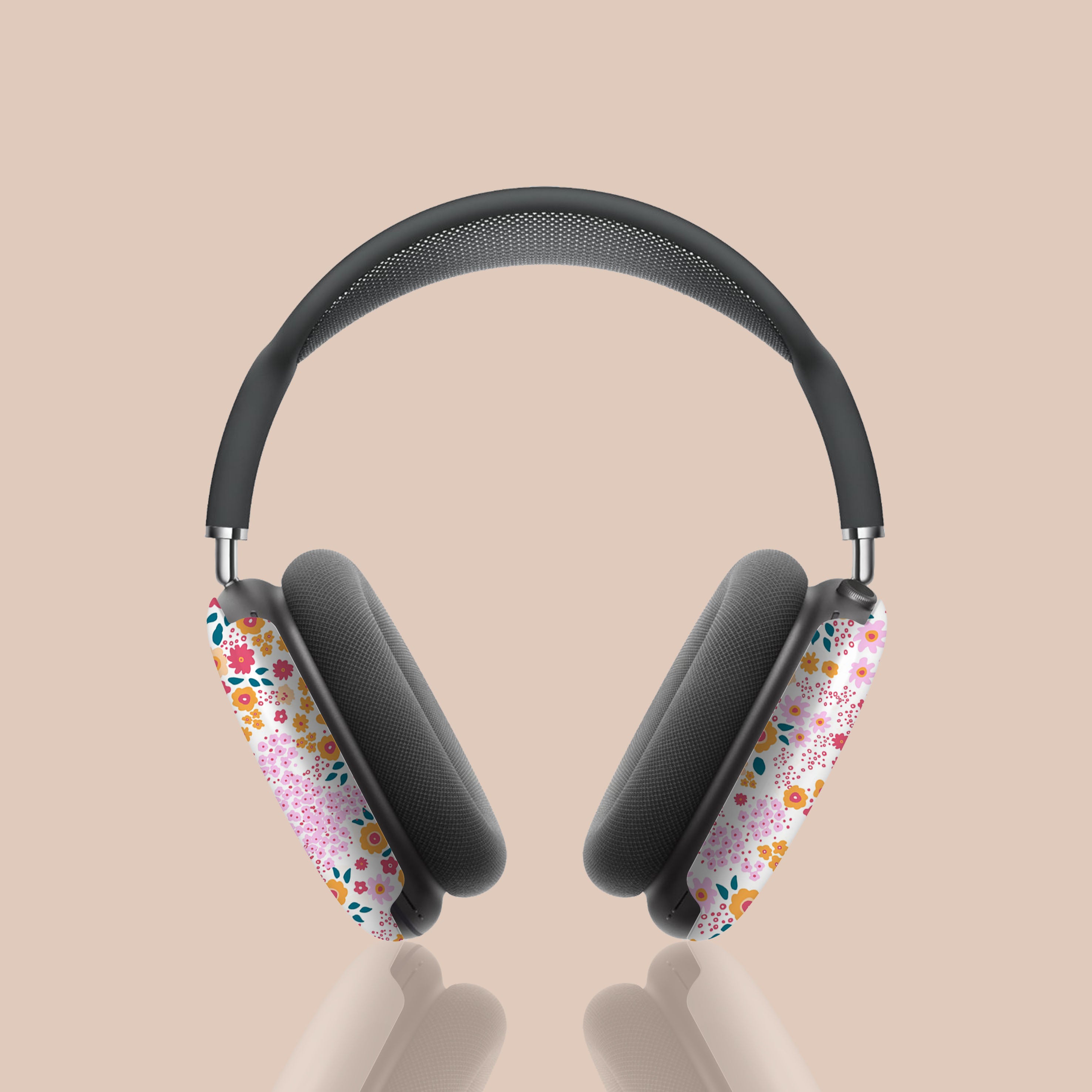 Ditsy Floral AirPods Max Protective Case - Cute Spring Design Headphone Cover for Travel, Work & Daily Use