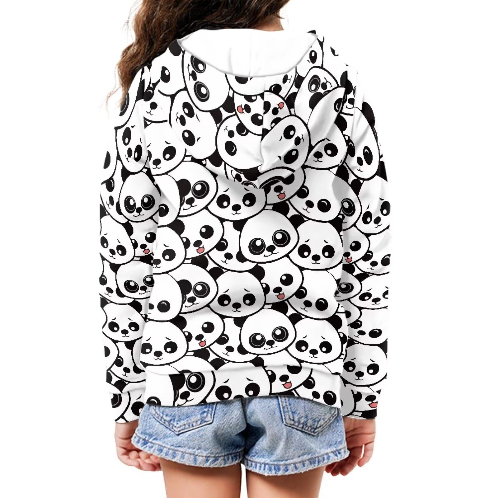 Girls Zip Up Hoodie - Kids Fleece Sweatshirt with Hood, Streetwear Style for School & Play | Cozy Winter & Fall Outerwear for Girls