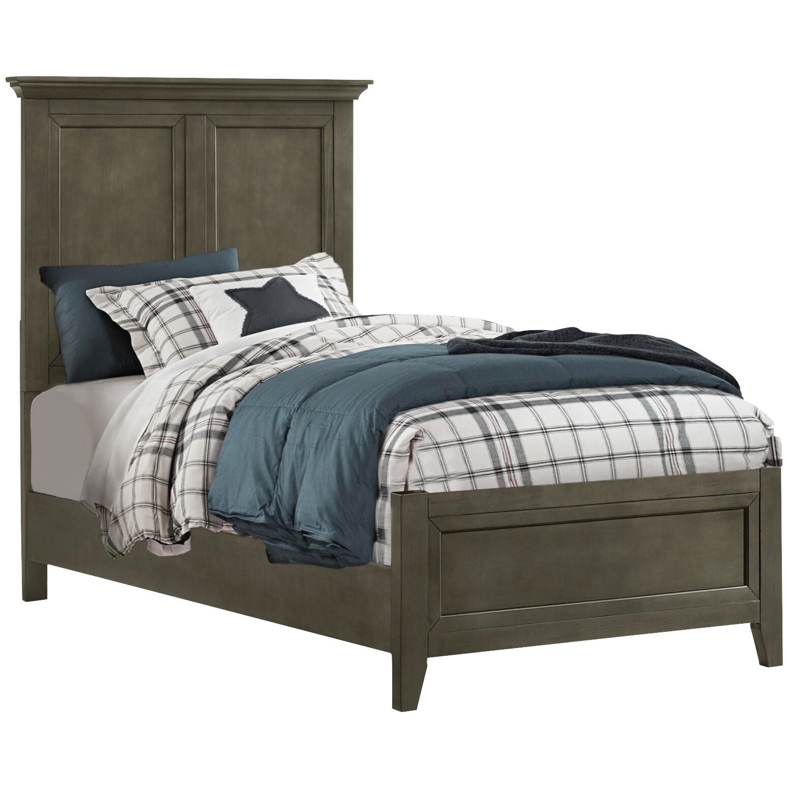 San Mateo Youth Panel Headboard - Twin, Full & Queen Size Upholstered Bed Headboard for Kids & Teens - Perfect for Bedroom Decor, Dorm Room & Sleepovers