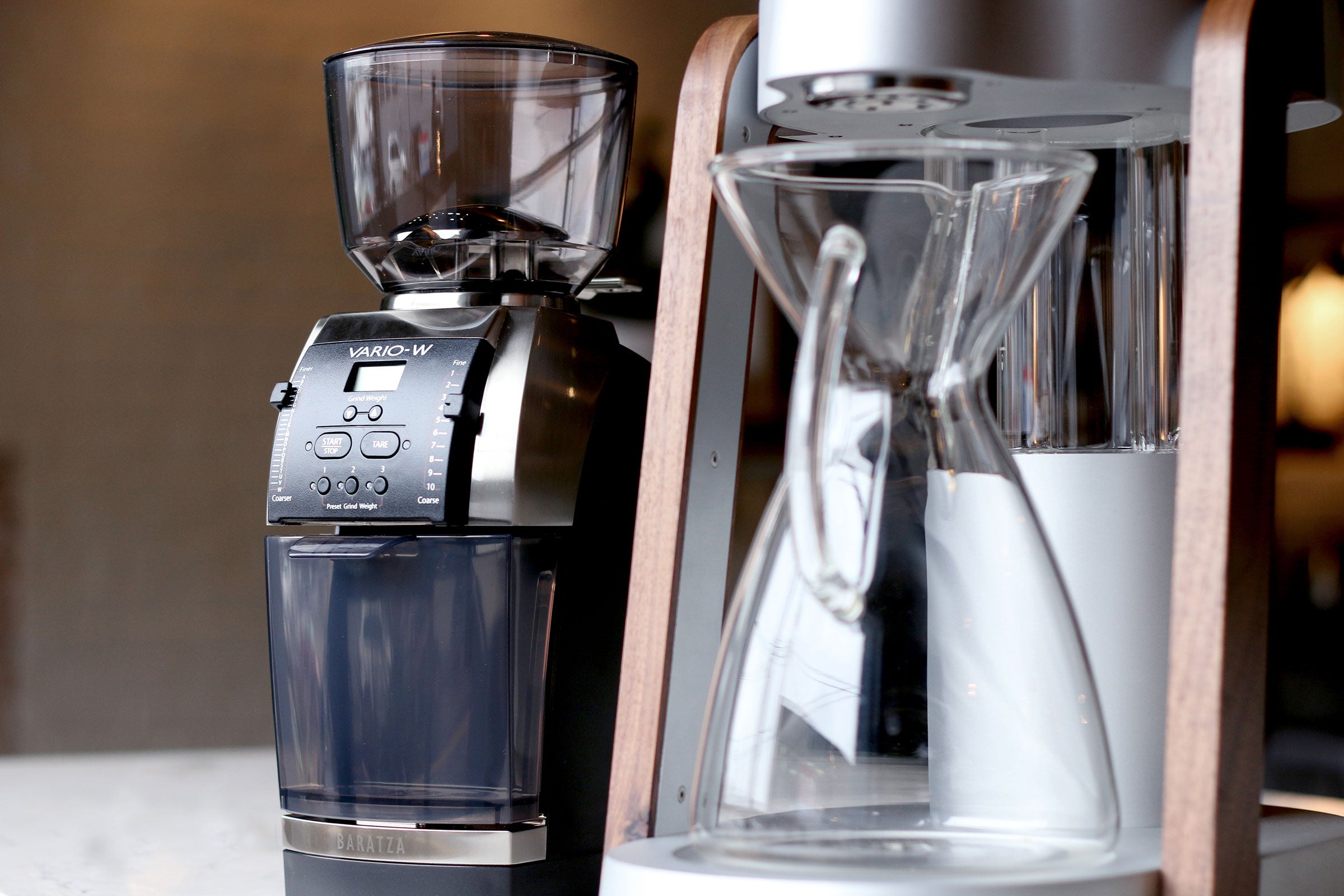 Baratza Vario W+ Precision Coffee Grinder for Espresso, Pour Over & French Press - Professional Home & Commercial Use with Weight-Based Dosing