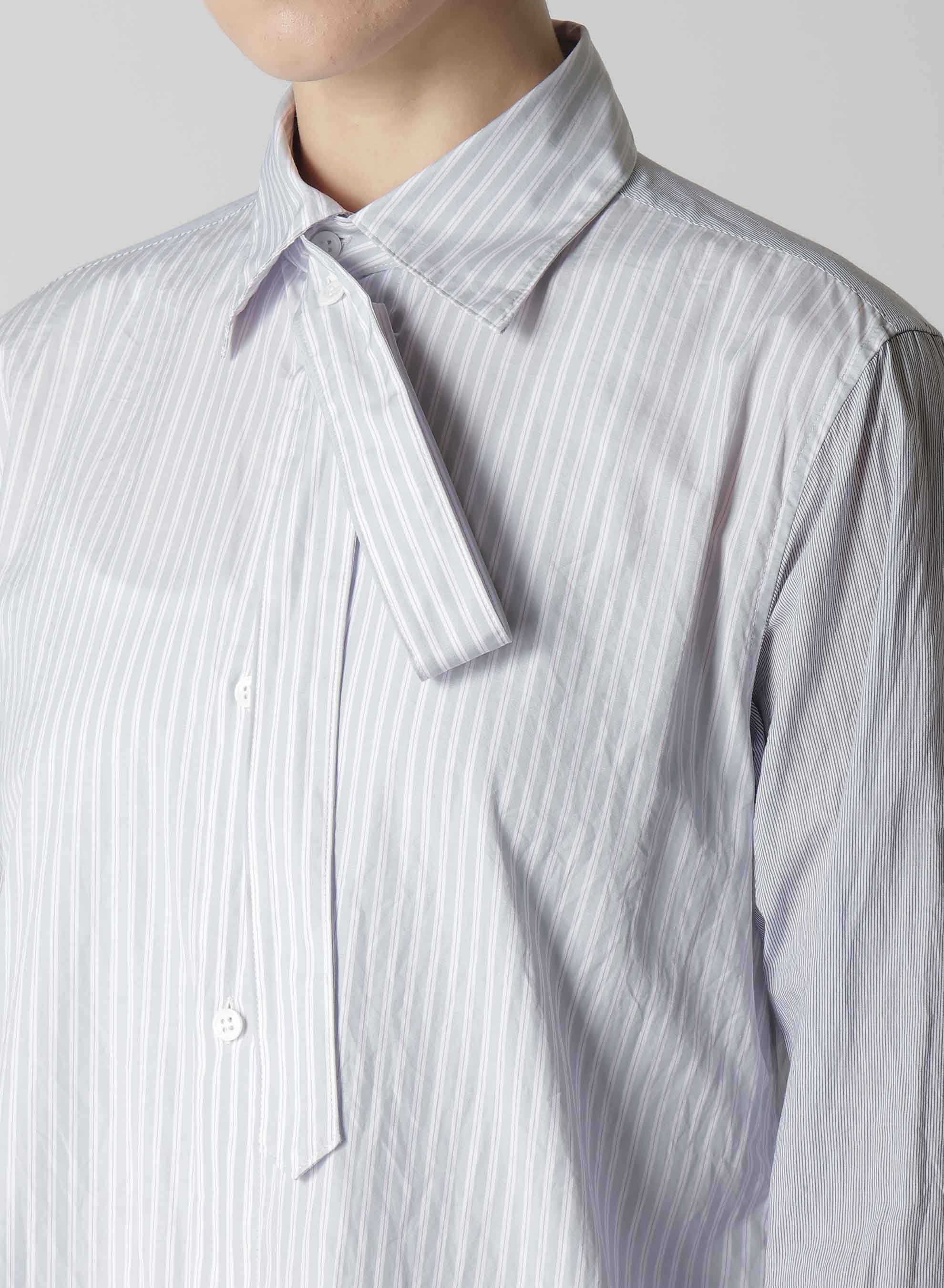 Premium Cotton Stripe Dress Shirt with Double Cuffs & Tie - Formal Office Wear & Business Attire for Men