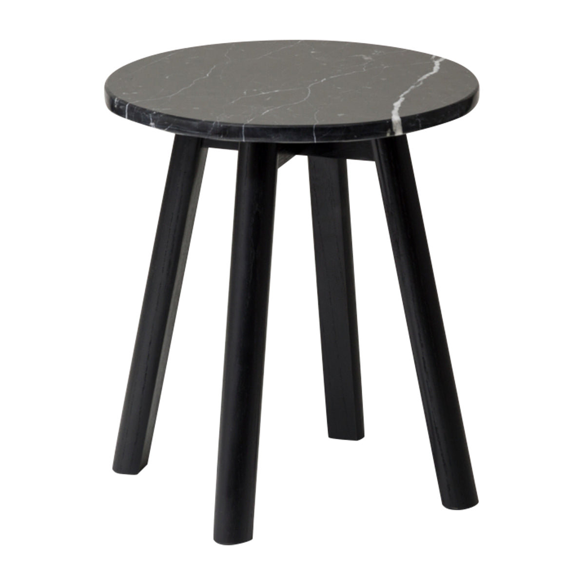Modern Marble Side Table - Elegant Round Accent Table for Living Room, Bedroom, or Office - Durable & Stylish Home Decor Furniture