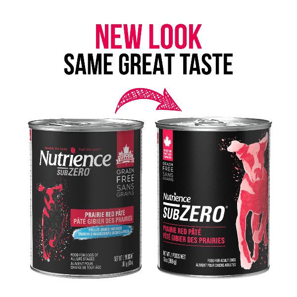 Nutrience SubZero Prairie Red Pate Canned Dog Food - High Protein Grain-Free Wet Food for Adult Dogs - Perfect for Picky Eaters & Sensitive Stomachs - Ideal for Home Feeding & Travel Use