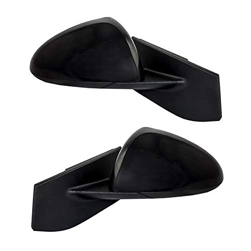 New Pair of Power Door Mirrors Compatible with 2013-2014 Chevrolet Spark LS - Replacement Side View Mirrors GM1320451 95101463 - Perfect for Parking & Lane Changes