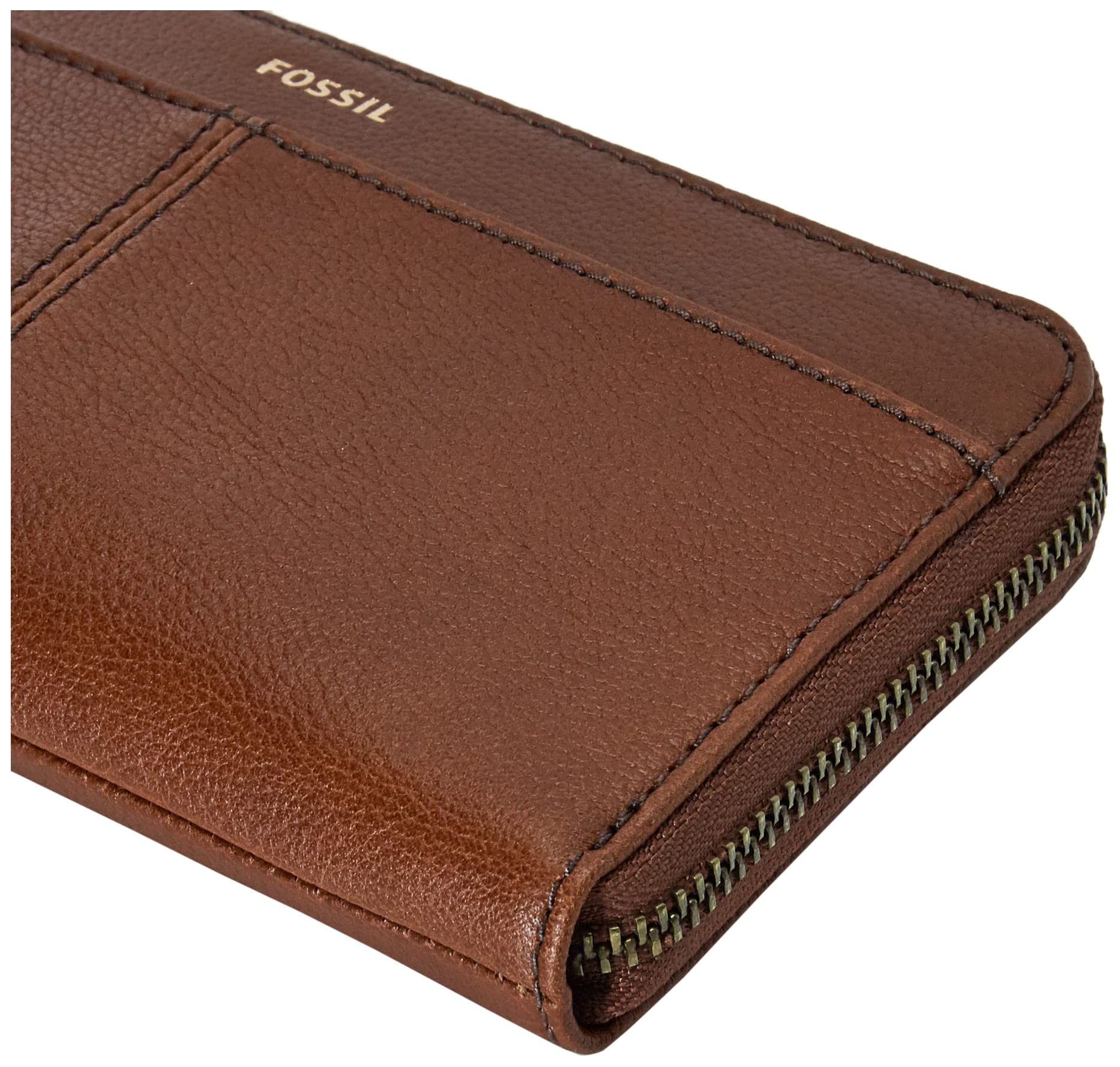 Fossil Women's Tara Genuine Leather Zip-Around Clutch Wallet - Stylish Crossbody Purse for Everyday Use, Travel & Evening Events