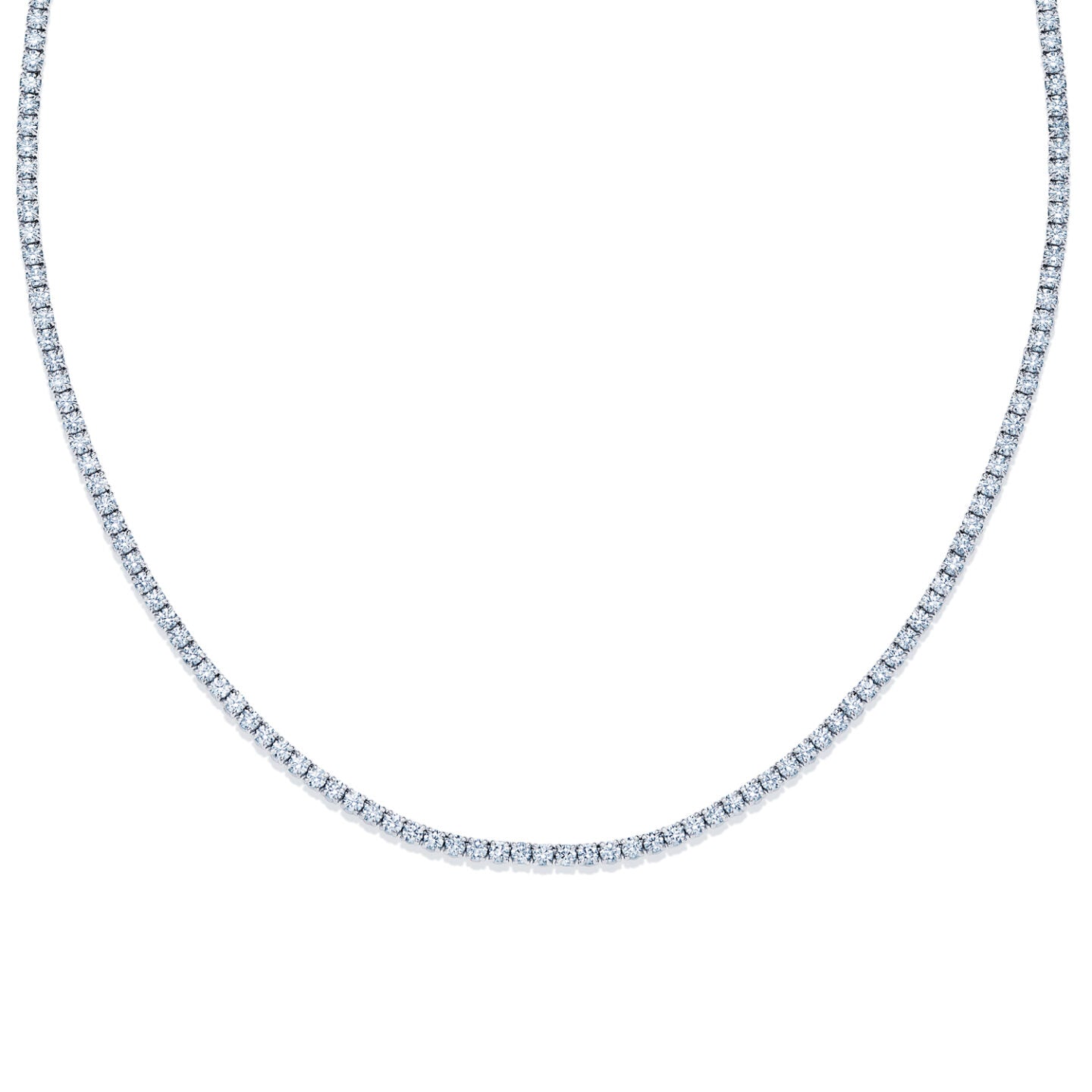 Kwiat 14K Gold Four Prong Diamond Line Necklace - Elegant Dainty Pendant for Women, Perfect for Anniversary, Wedding & Everyday Wear