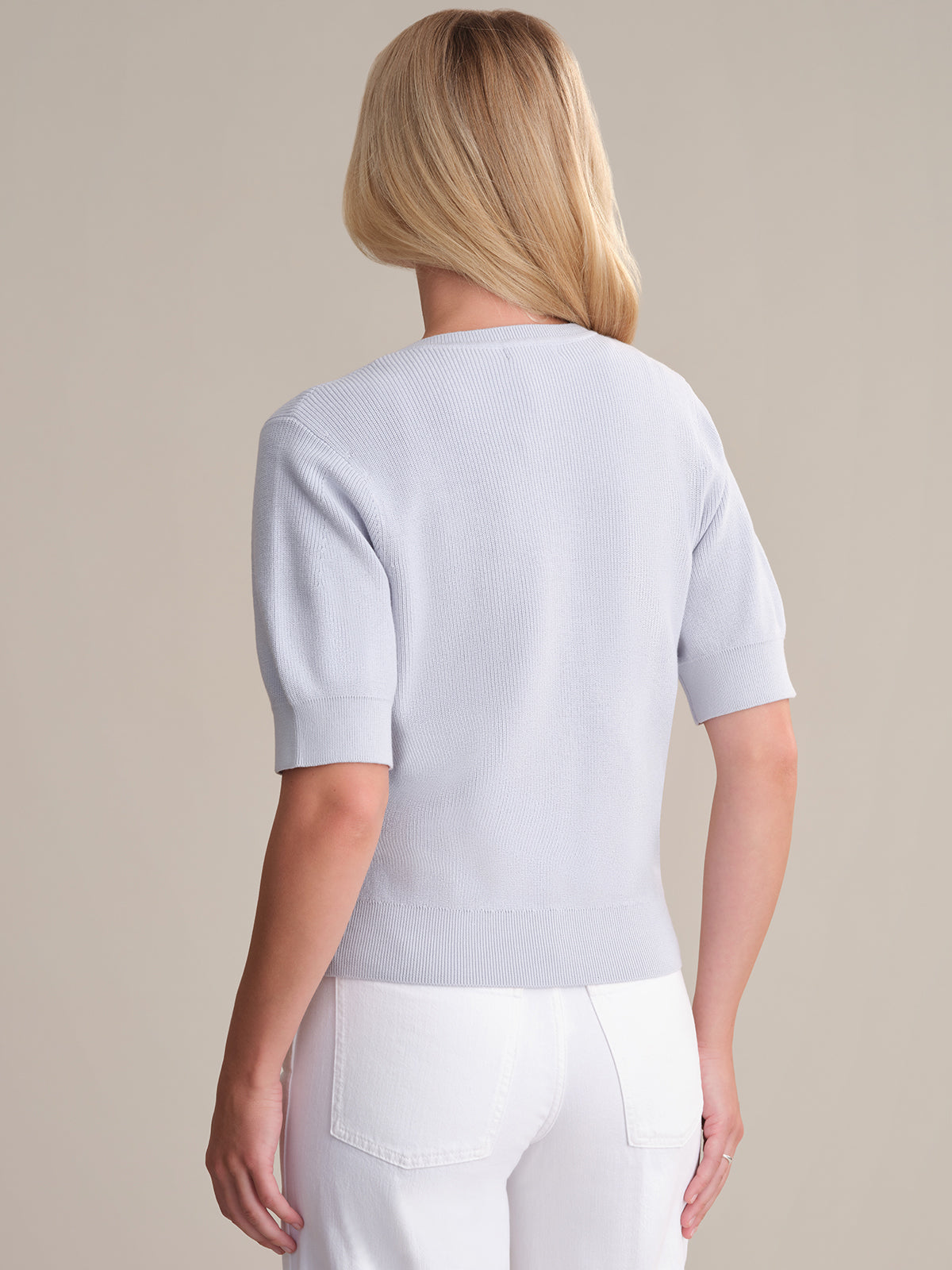 Carlota Women's Puff Sleeve Cotton Blouse - Casual Short Sleeve T-Shirt Top for Summer, Spring & Fall | Perfect for Office, Date Night & Weekend Outings