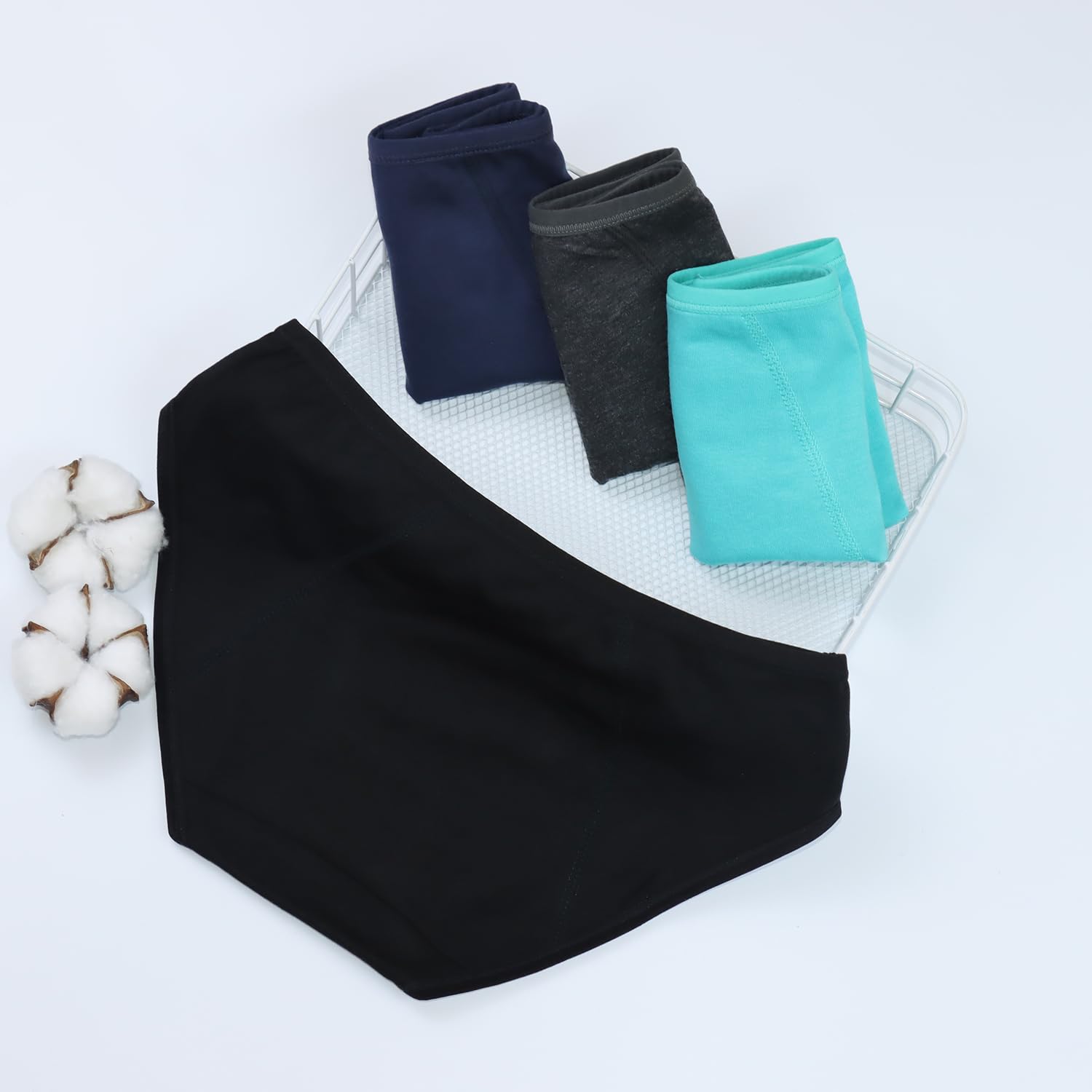 Teen Girls Period Underwear - Soft Cotton Briefs for Teens & Women | Comfort & Protection