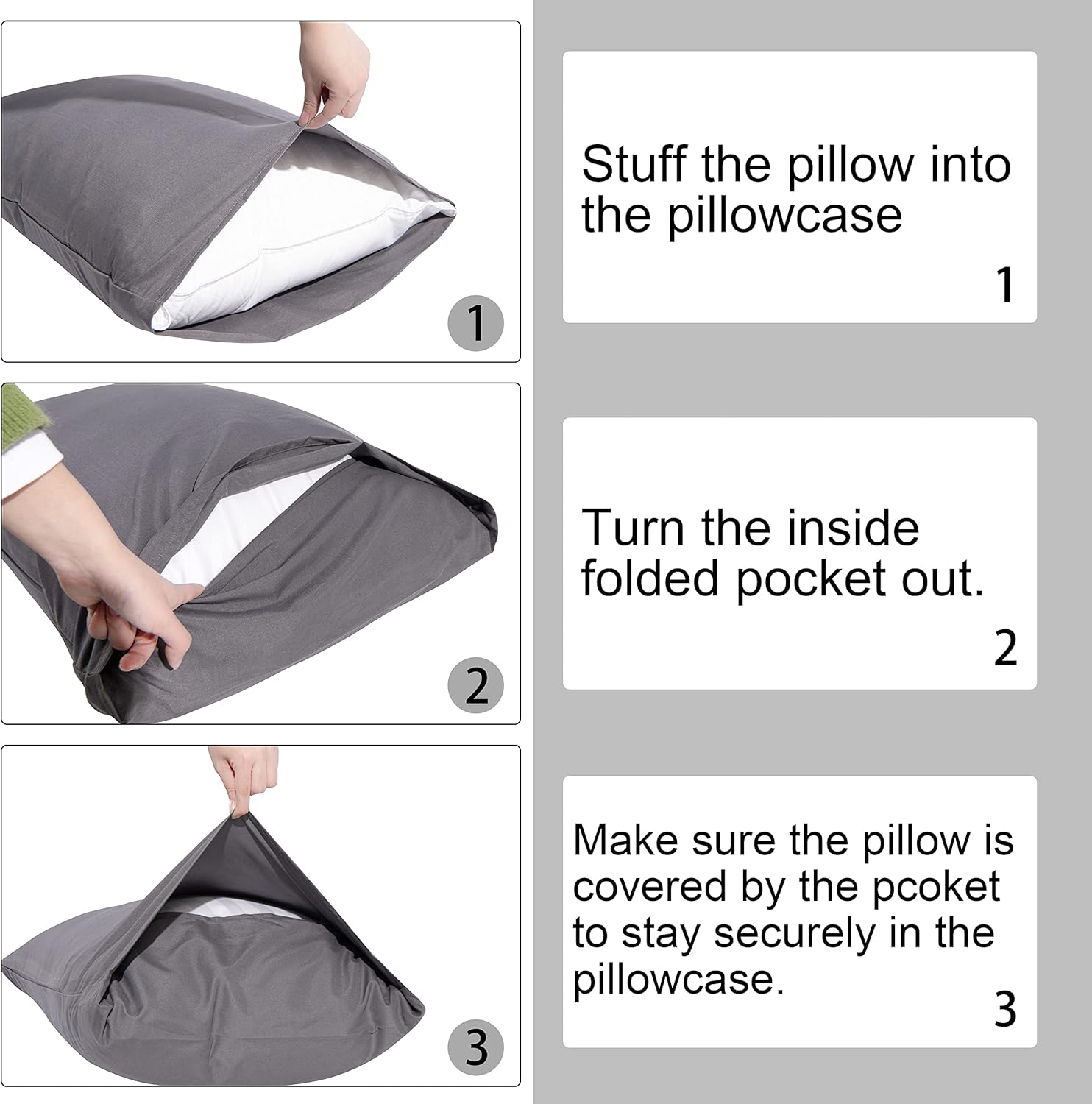 NTBAY Star Pillowcase - 1800 Thread Count Microfiber, Ultra Soft & Breathable Bedding for Side Sleepers & Hot Sleepers | Perfect for Kids Room, Guest Room & Travel Accessories