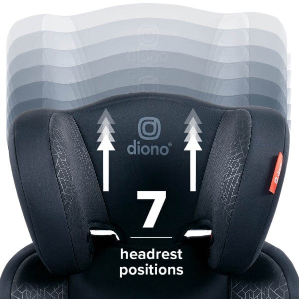 Diono Everett NXT Booster Car Seat for Kids - High Back Booster with Side Impact Protection, Lightweight & Comfortable for Travel - Perfect for School, Road Trips and Daily Commute