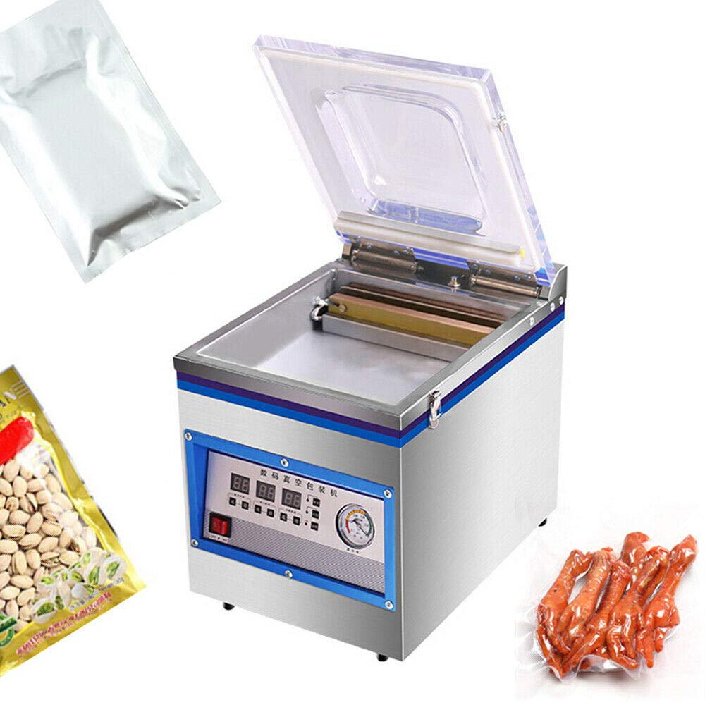 TFCFL 360W Commercial Chamber Vacuum Sealer Machine - Digital Automatic Food Packaging System for Meat, Fruits & Vegetables | Perfect for Restaurants, Grocery Stores & Meal Prep Businesses