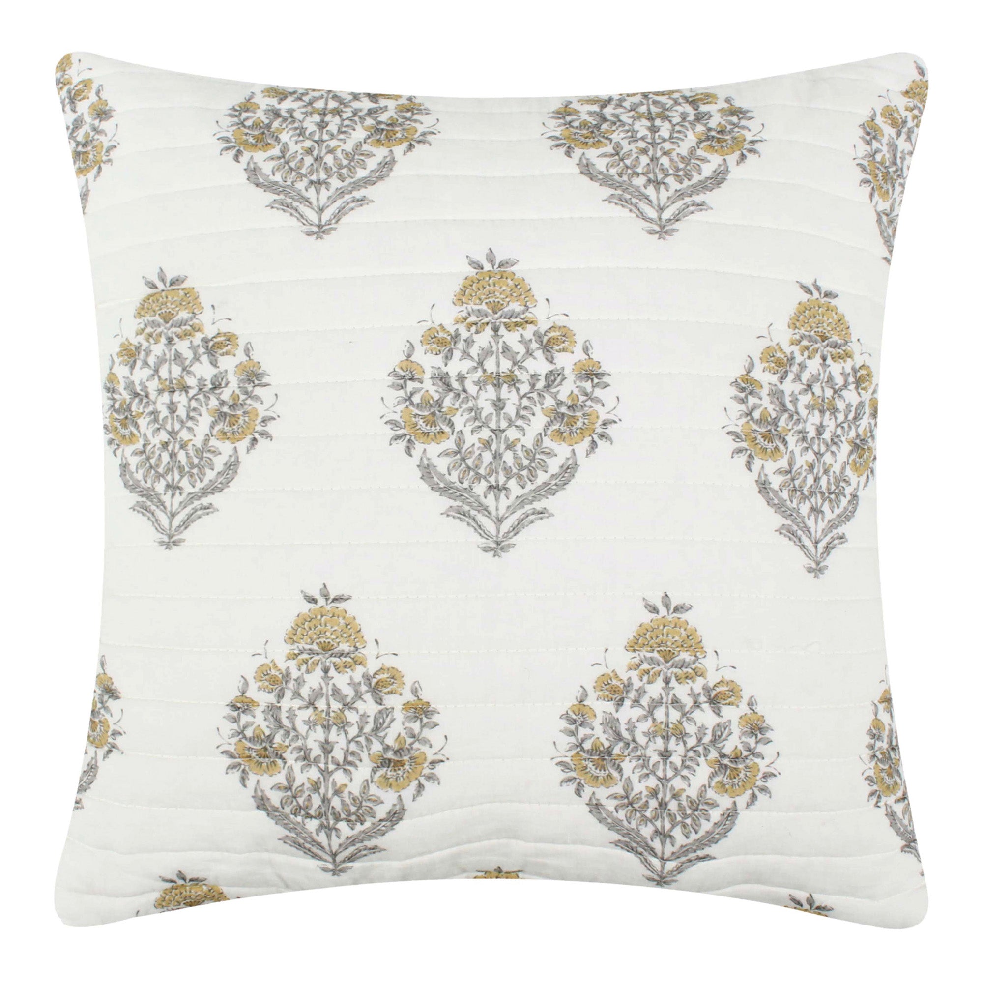 Kamira Ochre Matchback Pillow - Soft Decorative Throw Pillow Cover for Sofa, Bed, Couch - Boho Home Decor Accent for Living Room & Bedroom