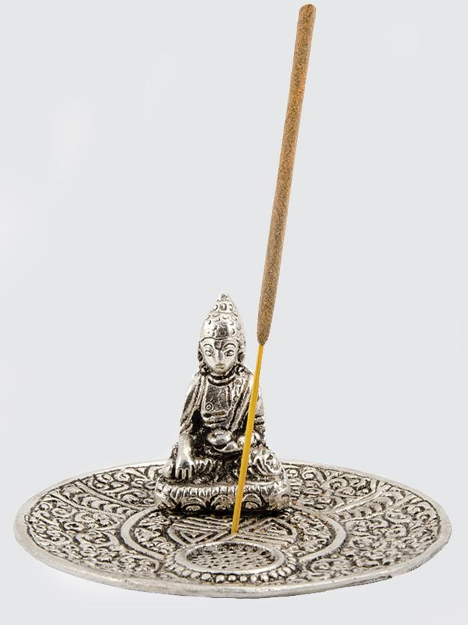 Antique Buddha Incense Holder Burner - Handcrafted Brass Incense Burner for Meditation, Yoga & Home Decor | Perfect for Zen Spaces, Altars & Spiritual Practices