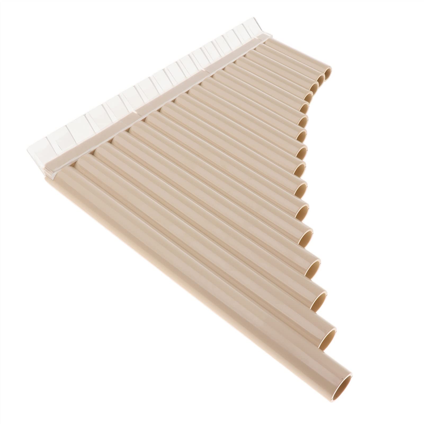 16 Pipe Pan Flute in C Key - Professional Woodwind Instrument for Beginners & Musicians - Perfect for Folk Music, Performances & Relaxation