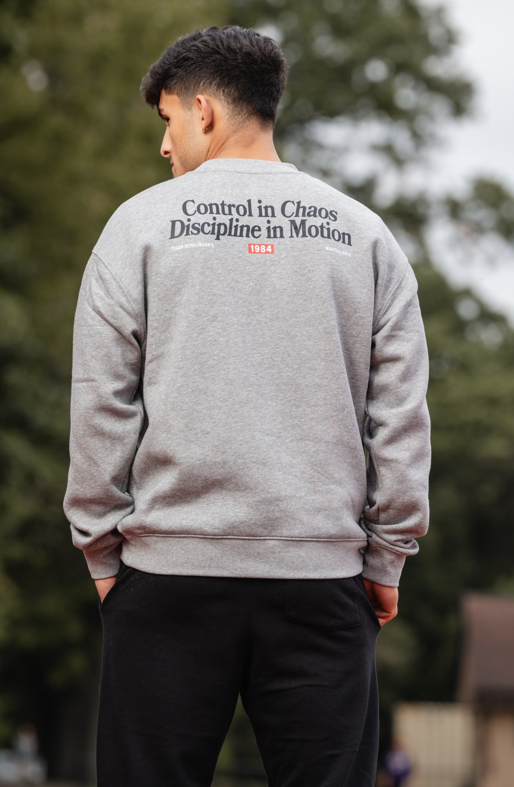 Momentum Crew Heather Gray Sweatshirt - Soft & Comfortable Men's Pullover for Casual Wear, Gym, and Outdoor Activities