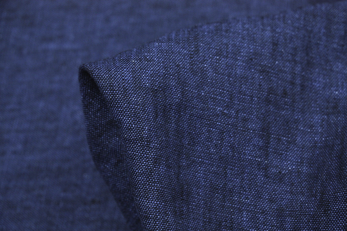 Atlantas Blue Washed Finish Linen Fabric - Premium Quality for Clothing, Dresses & Home Decor | Soft & Breathable Material for DIY Sewing Projects