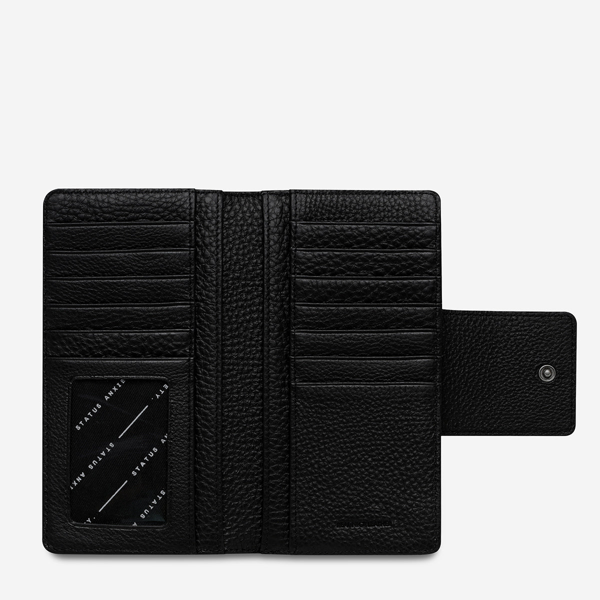 Premium Ruins Wallet for Men - Slim RFID Blocking Leather Wallet - Black | Perfect for Travel, Business & Everyday Use