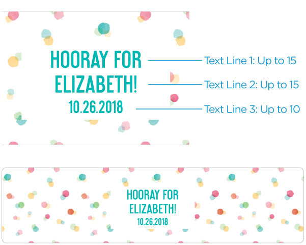 Custom Water Bottle Labels for Parties - Personalized Name Stickers for Weddings, Birthdays & Events - Perfect for DIY Favors, Gifts & Drink Identification