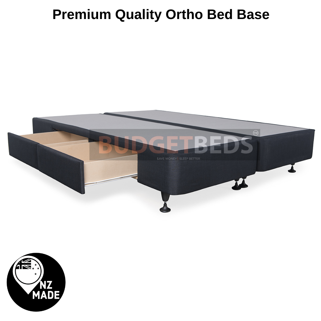 California King Drawer Bed Base with Standard Drawers - NZ Made Premium Quality for Master Bedroom & Guest Room Organization