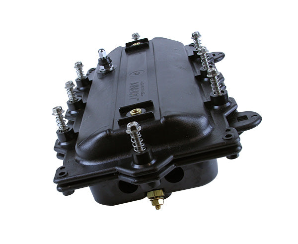 24-Port Fiber Inline Closure for Single Fusion Splice | Waterproof Cable Management | Ideal for Outdoor FTTH, Telecom & Data Center Installations
