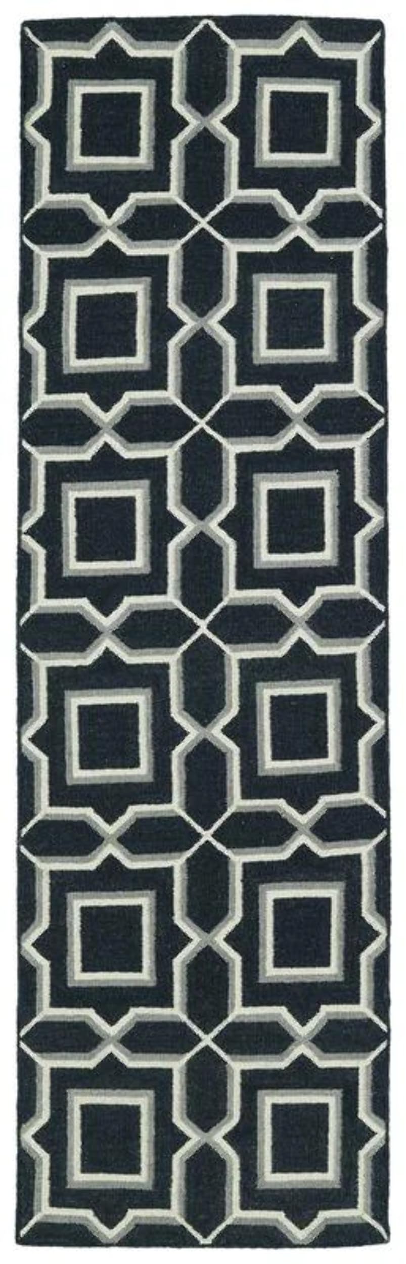 Kaleen Glam Area Rug - Charcoal Gray 3'6