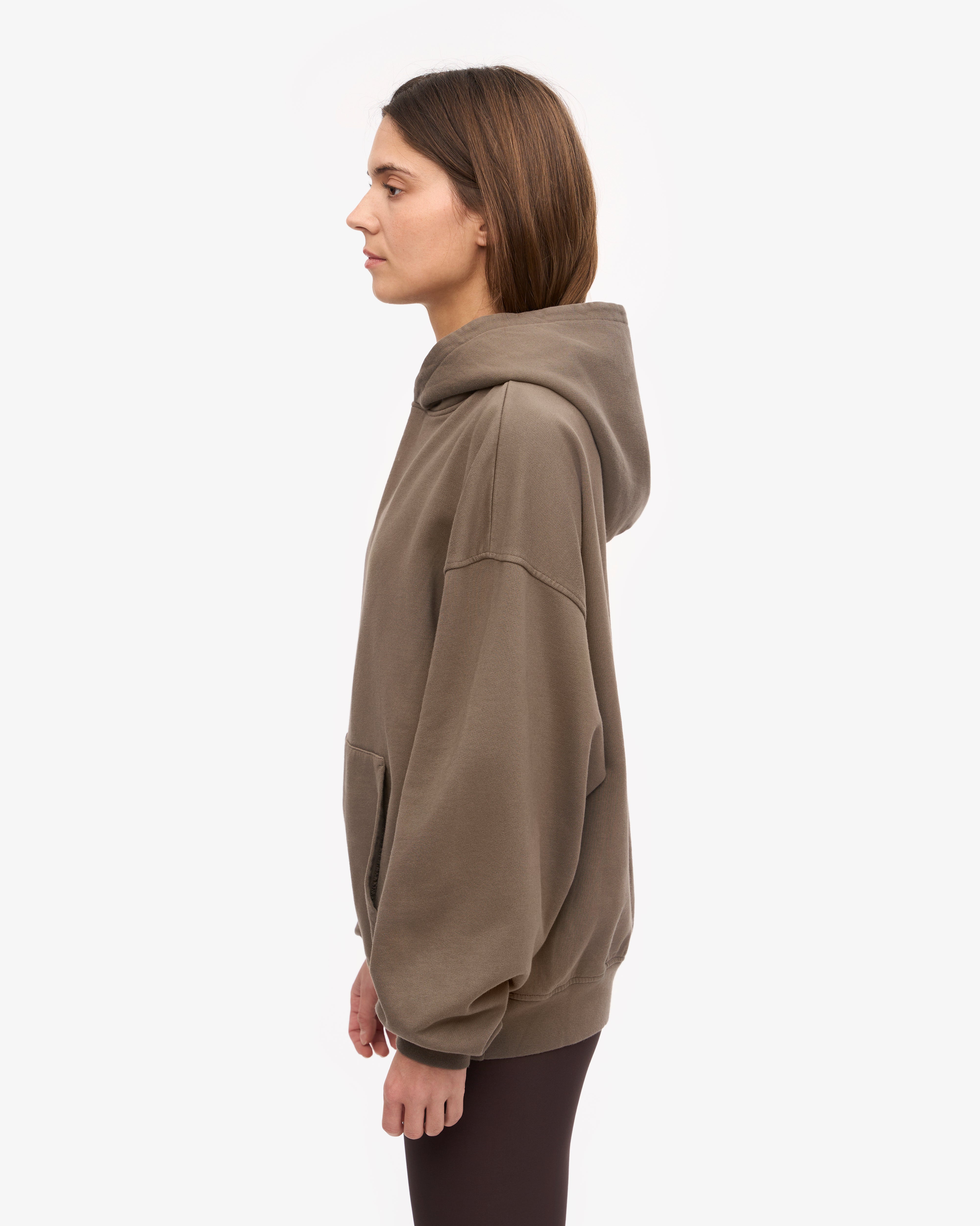 Organic Oversized Hoodie - Cedar Brown | Soft & Comfortable Unisex Pullover for Men & Women | Perfect for Casual Wear, Lounging & Outdoor Activities