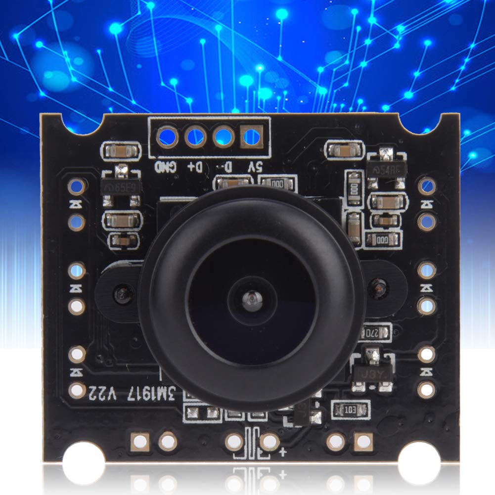 Oumefar Mini USB Webcam Module - OV3660 Sensor, 2048x1536 Resolution, 15fps, 110° Wide Angle, Day & Night Vision - Perfect for Video Conferencing, Home Security, Live Streaming and PC Monitoring
