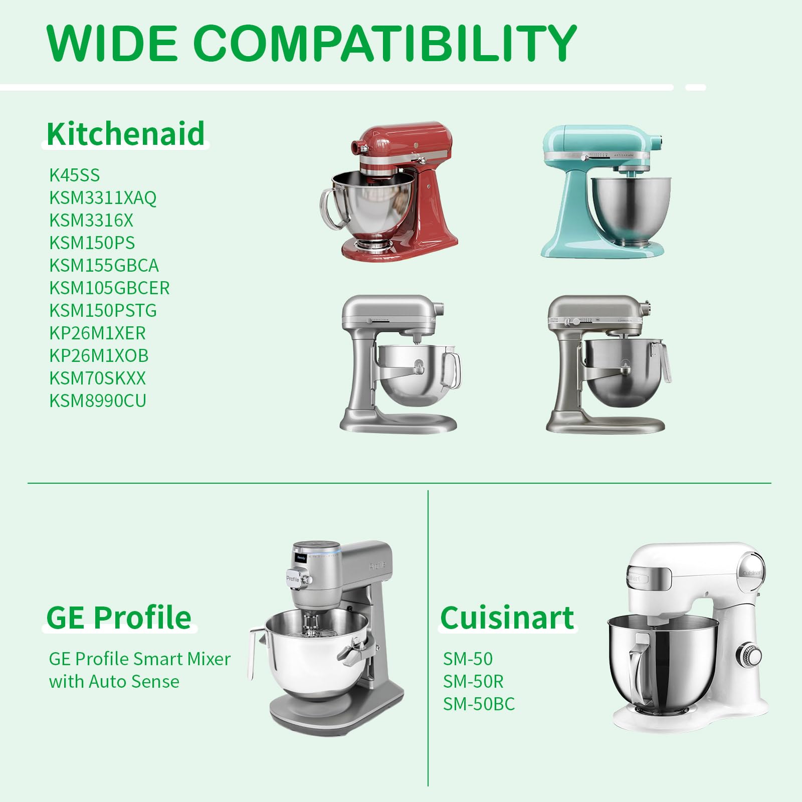 KitchenAid Stand Mixer Ice Cream Maker Attachment - Dairy-Free, Vegan Frozen Dessert Maker for Sorbet, Frozen Yogurt & Fruit Soft Serve | Dishwasher Safe | Perfect for Healthy Snacks, Summer Treats & Family Dessert Nights by OTOmitra