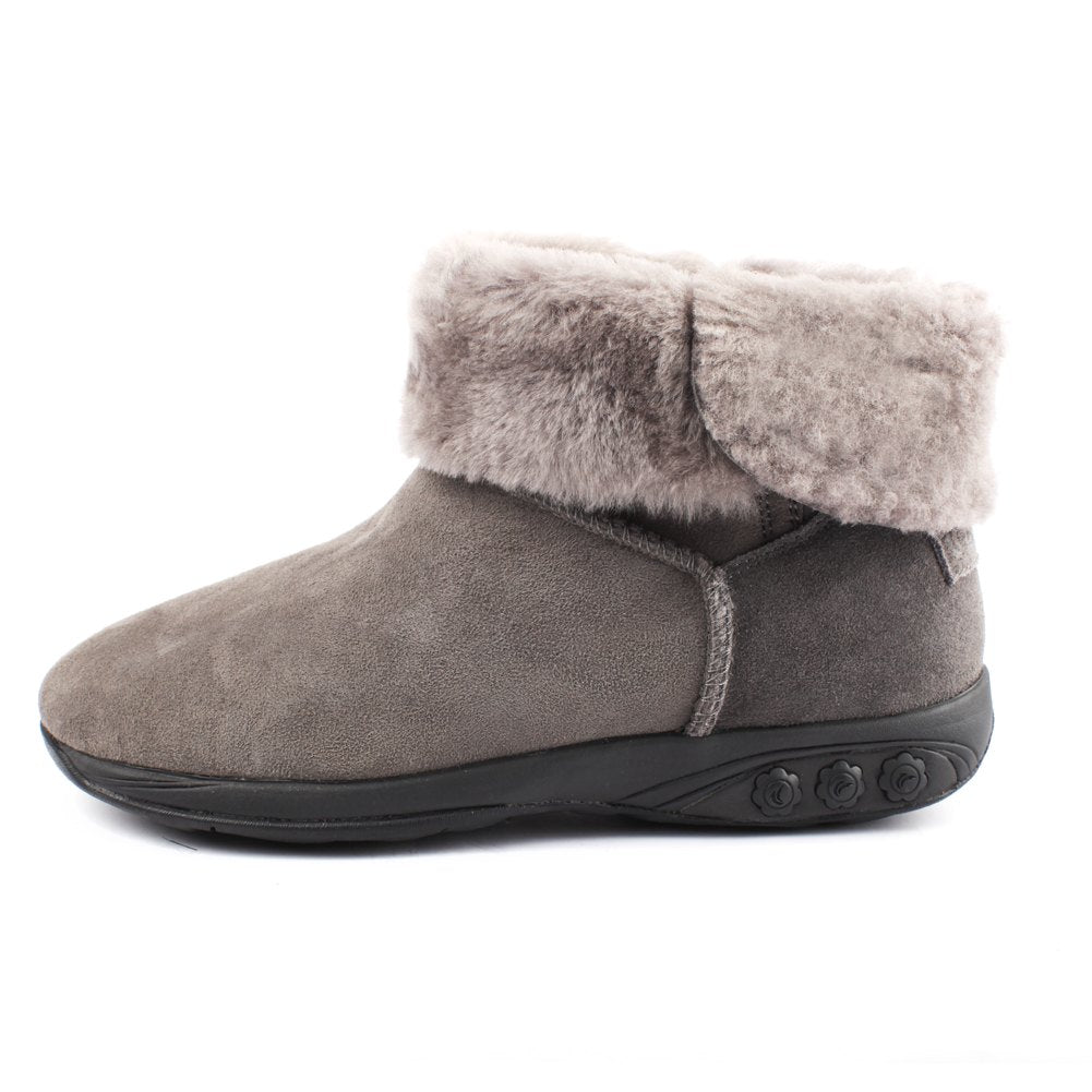 Aubrey Women's Adjustable Sheepskin Winter Boots - Cozy & Comfortable Fur Lined Snow Boots for Cold Weather, Outdoor Walking, and Casual Wear