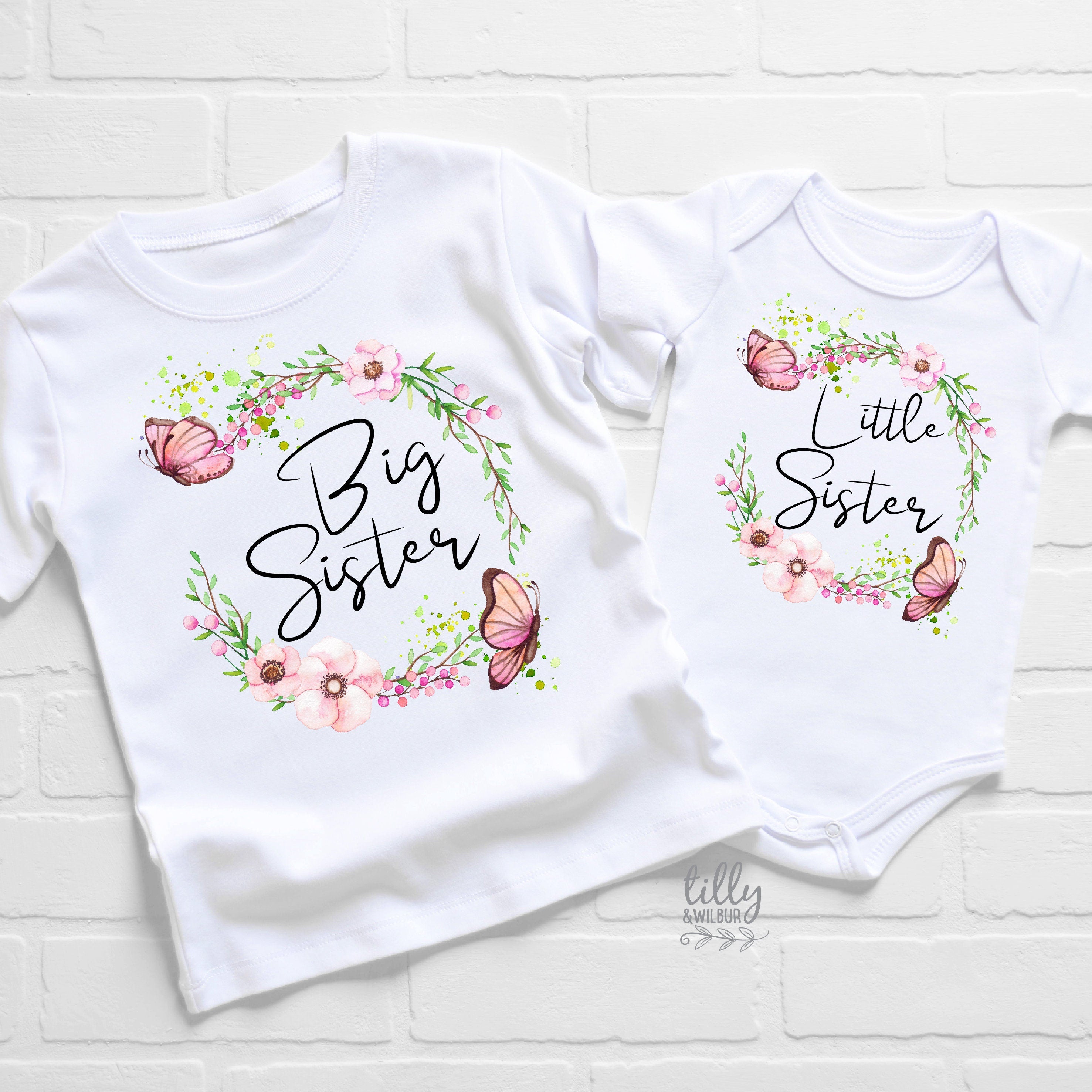 Big Sister Little Sister Matching Outfits - Cute Coordinating Sister Dresses for Family Photos, Holidays & Special Occasions