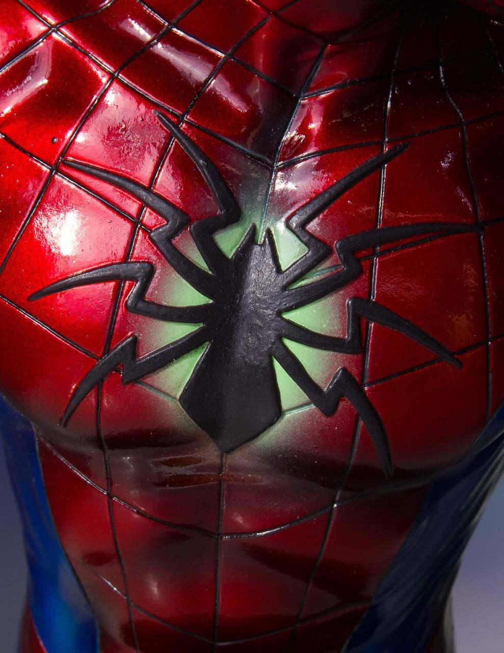 Entertainment Earth Spider-Man Mark IV Suit Mini Bust - Collectible Marvel Superhero Statue for Display & Home Decor
