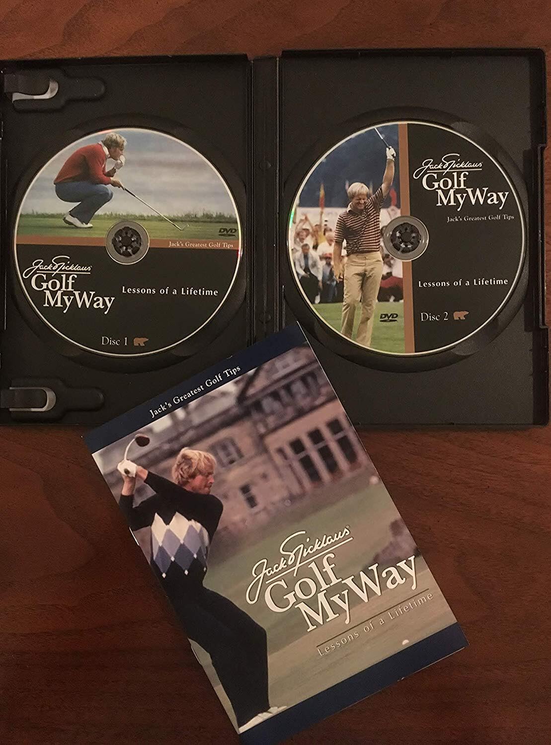 Jack Nicklaus Golf My Way DVD - Golf Training Video with Swing Techniques & Tips | Perfect for Beginners & Advanced Players at Home or Driving Range
