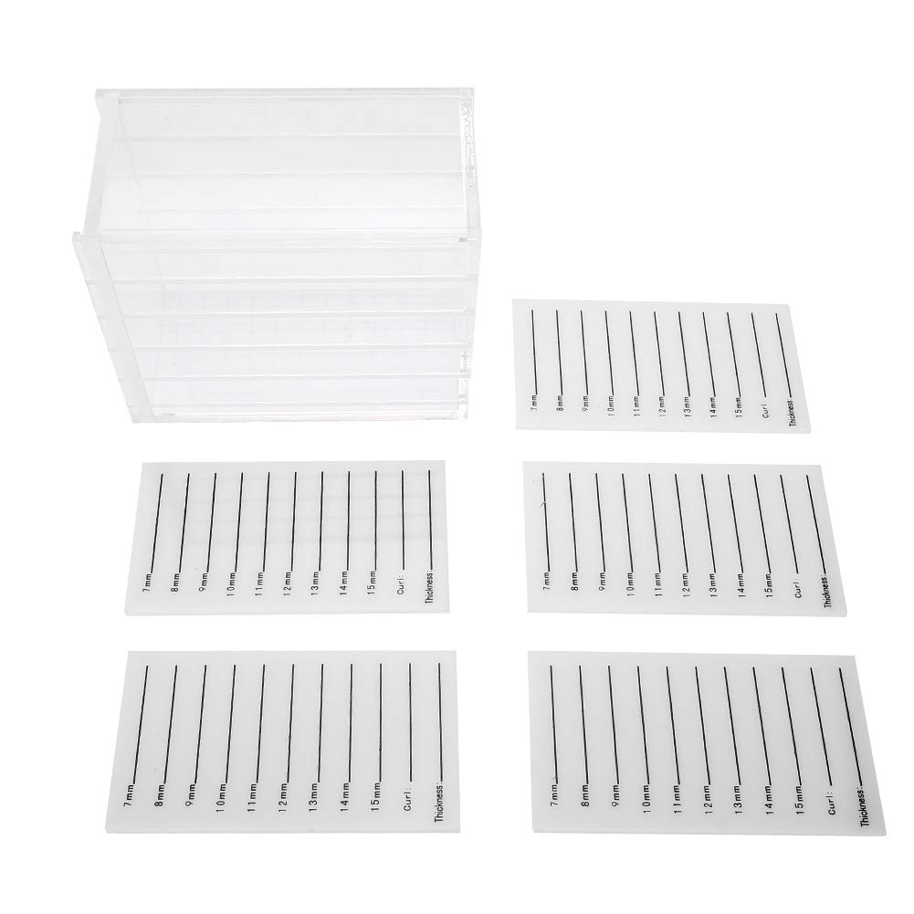 ANGGREK 5-Layer Plastic Makeup Organizer - Eyelash Extension Glue Pallet & Holder for Professional Lash Artists | Salon & Home Use Beauty Tool