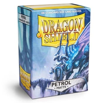Dragon Shield Petrol Matte Sleeves - Premium Matte Finish Card Protectors for MTG, Pokemon, and Yugioh - Perfect for Gaming, Collecting, and Tournament Play
