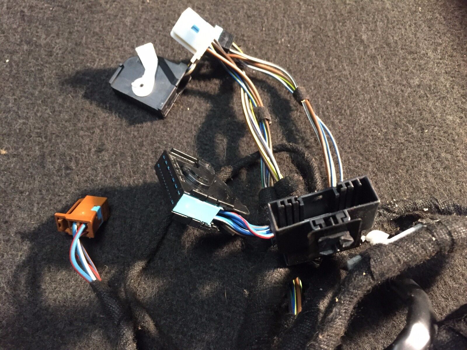 2002-2005 BMW 745i E65 Front Driver Left Seat Backrest Wiring Harness OEM Replacement - Perfect for DIY Repairs & Auto Restoration Projects