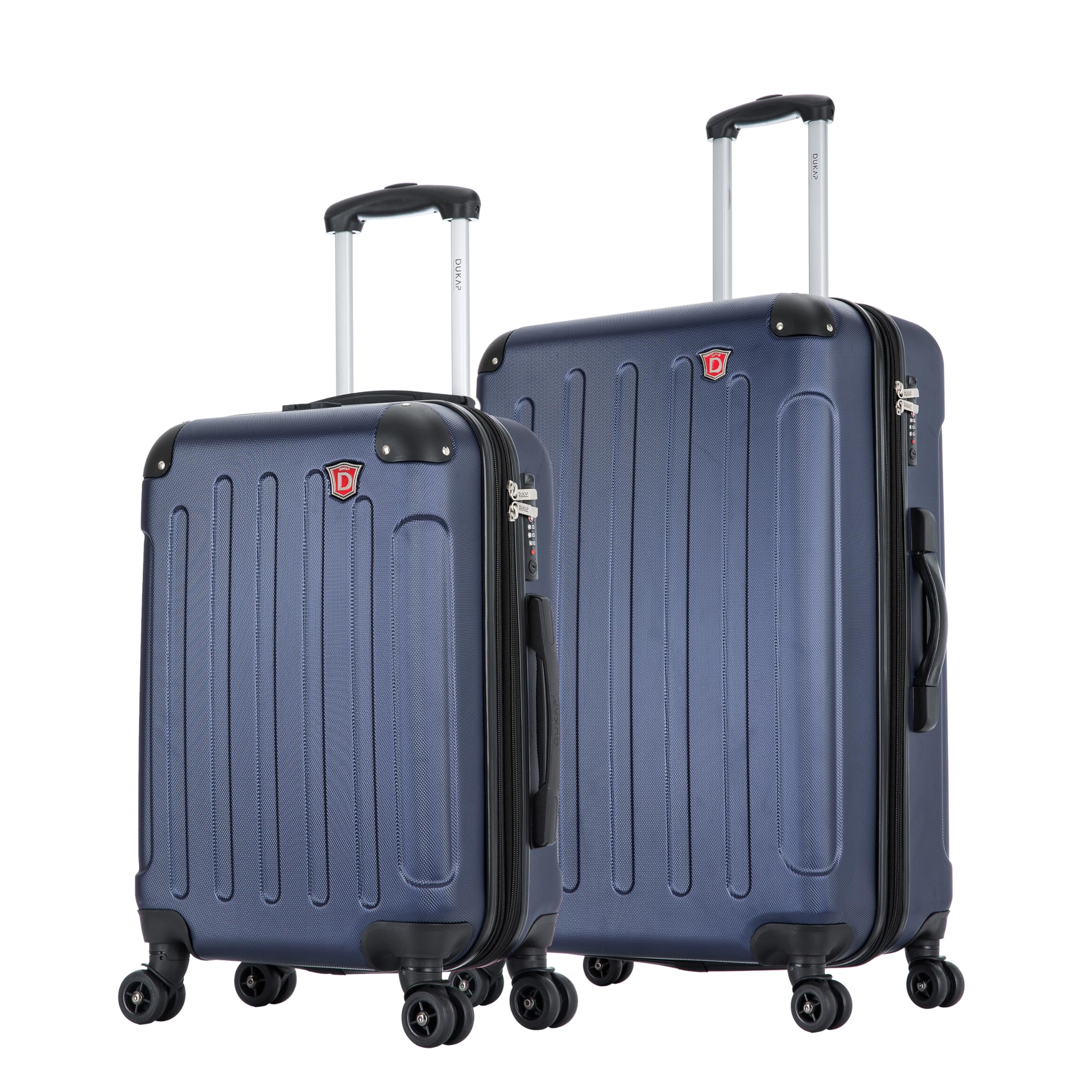 DUKAP INTELY 2-Piece Hardside Spinner Luggage Set with TSA Lock (20