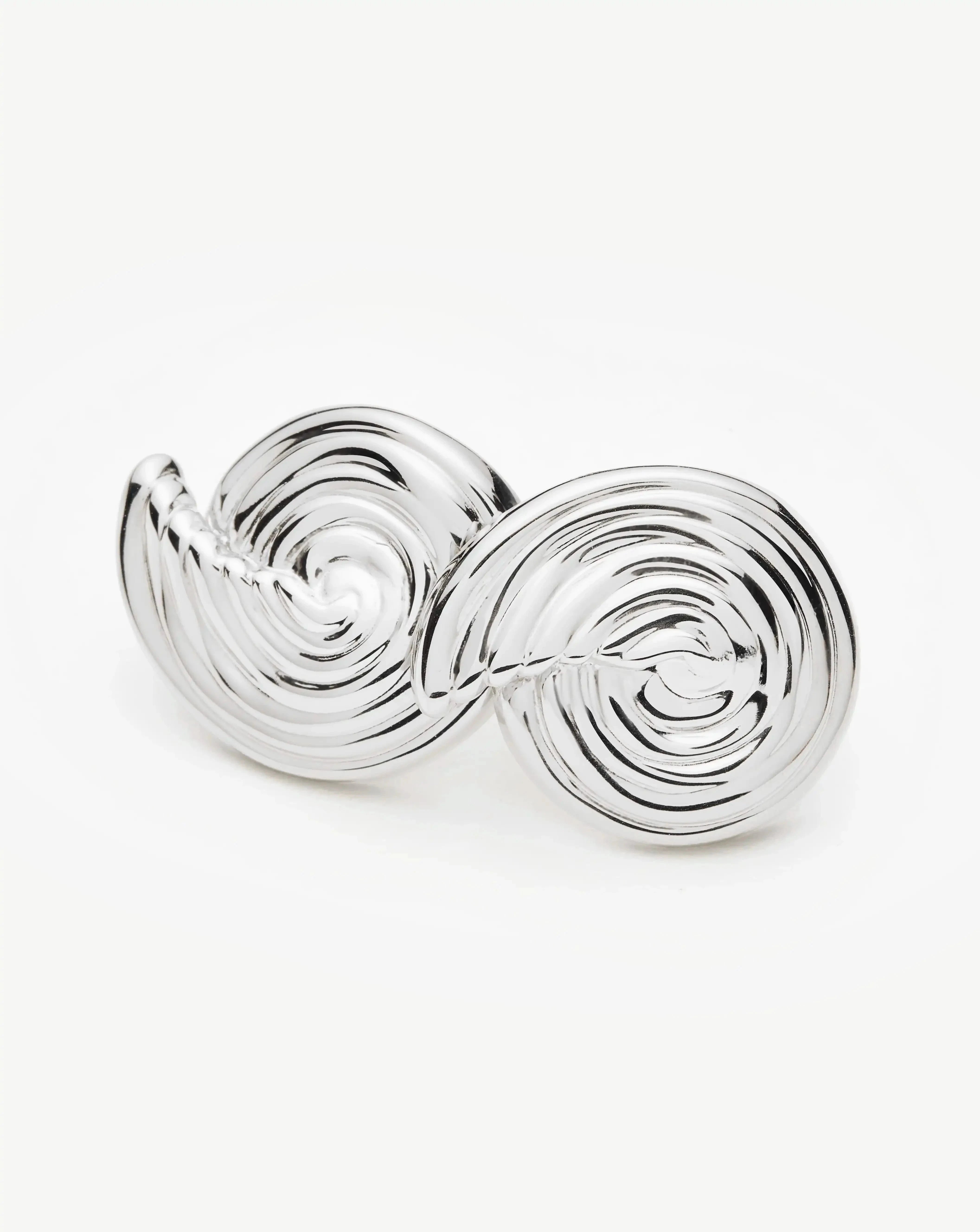 Spiral Small Stud Earrings for Women - Silver Plated Hypoallergenic Earrings | Perfect for Everyday Wear, Gift Giving & Special Occasions