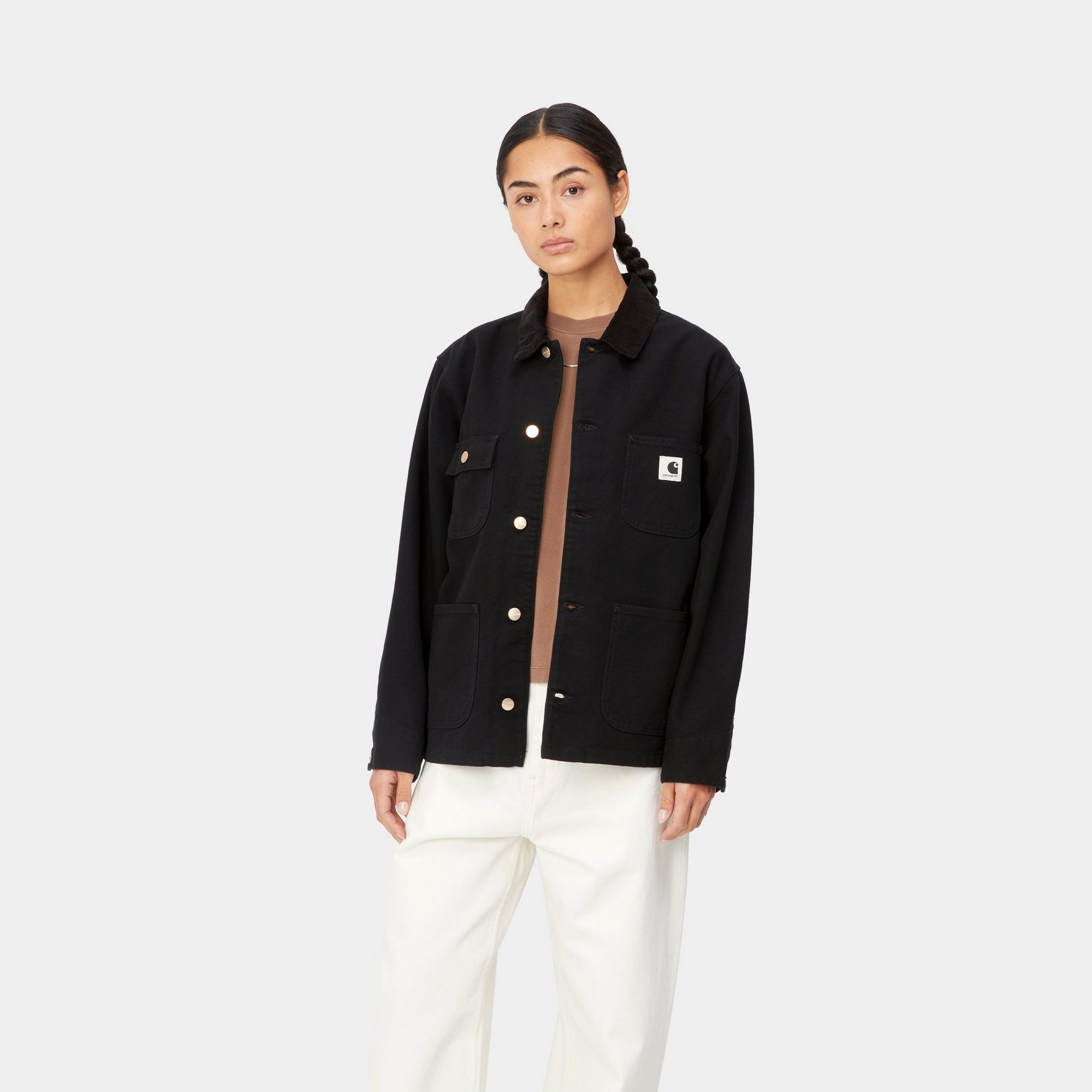 Women's OG Michigan Spring Coat - Black (Rinsed) | Waterproof Lightweight Jacket for Hiking, Travel & Outdoor Activities