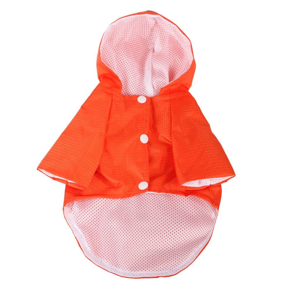 Waterproof Reflective Adjustable Dog Raincoat - Small Size Double Layer Puppy Poncho for Walking in Rain | Pet Rainwear for Outdoor Adventures & Bad Weather Protection