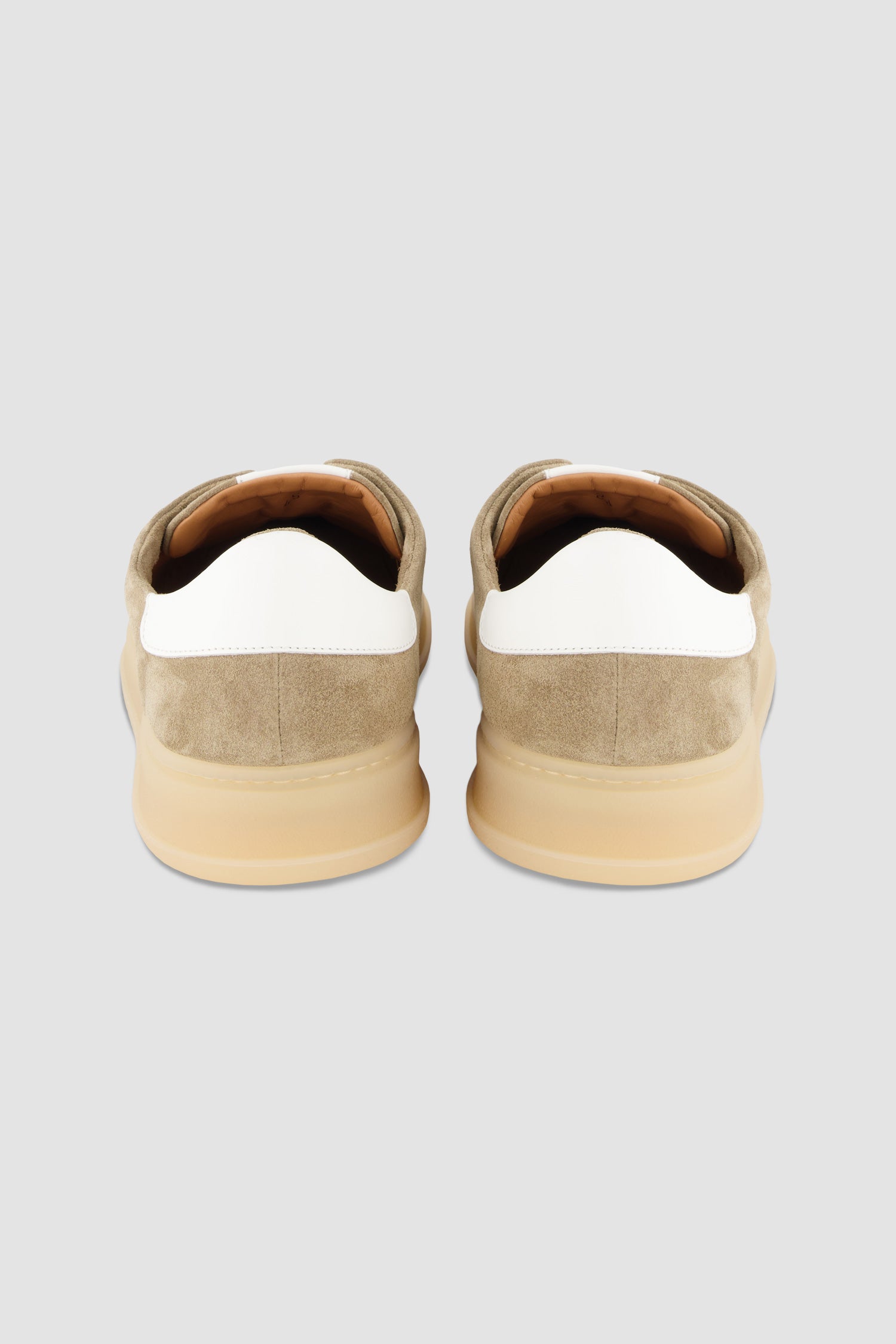 Premium Kiton Sand & Milk Suede Casual Sneakers - Men's Luxury Comfortable Loafers for Walking, Travel & Everyday Wear