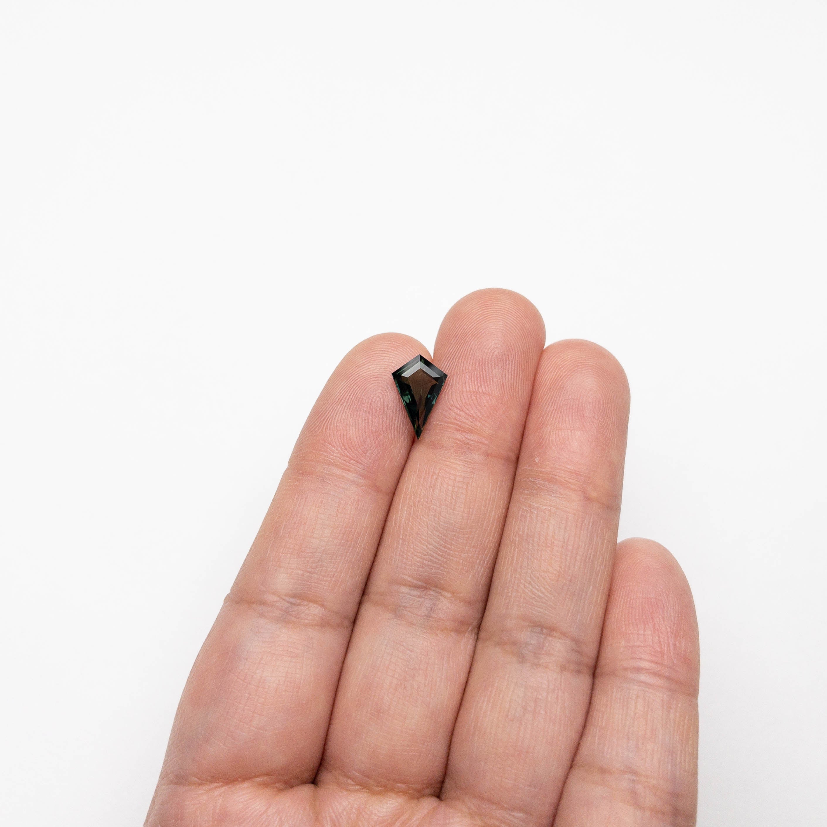 1.91ct Natural Kite Step Cut Blue Sapphire Gemstone - 11.82x7.67x3.68mm for Engagement Rings & Fine Jewelry Making