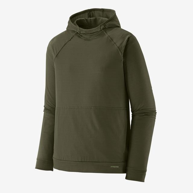 Men's Capilene Thermal Hoody - Lightweight Warm Fleece-Lined Pullover for Hiking & Outdoor Activities | Moisture-Wicking & Breathable Cold Weather Base Layer