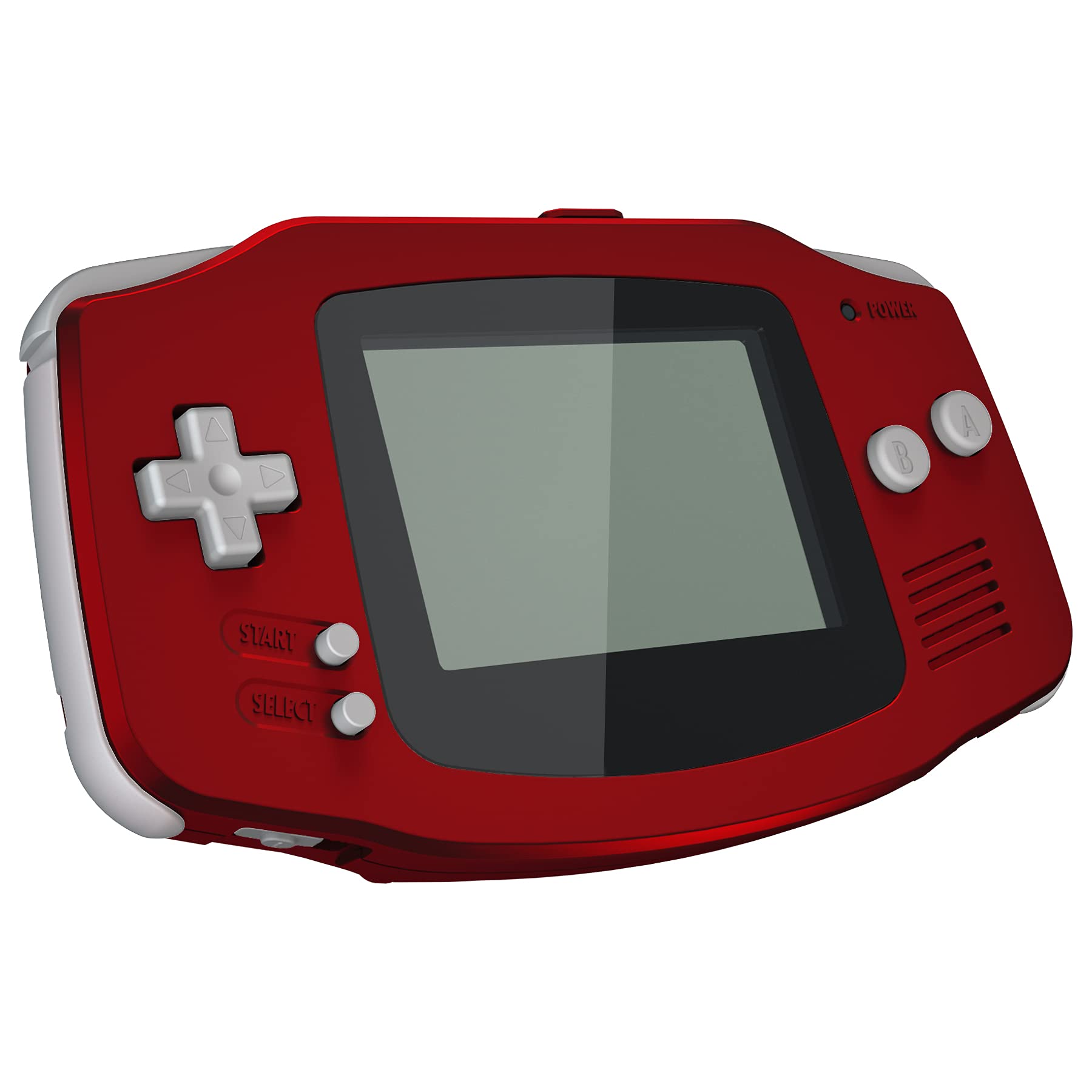 eXtremeRate Replacement Shell Case Buttons Cover for Gameboy Advance GBA Console - Compatible with IPS & Standard LCD Screens - Does Not Include Console & IPS Screen (Scarlet Red) - Perfect for GBA Modding, Repair, and Customization Projects