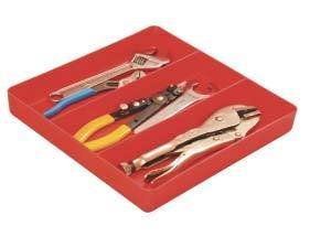 ERN-5020 Red Tray Organizer - Premium Plastic Storage Solution for Office, Kitchen & Bathroom Organization