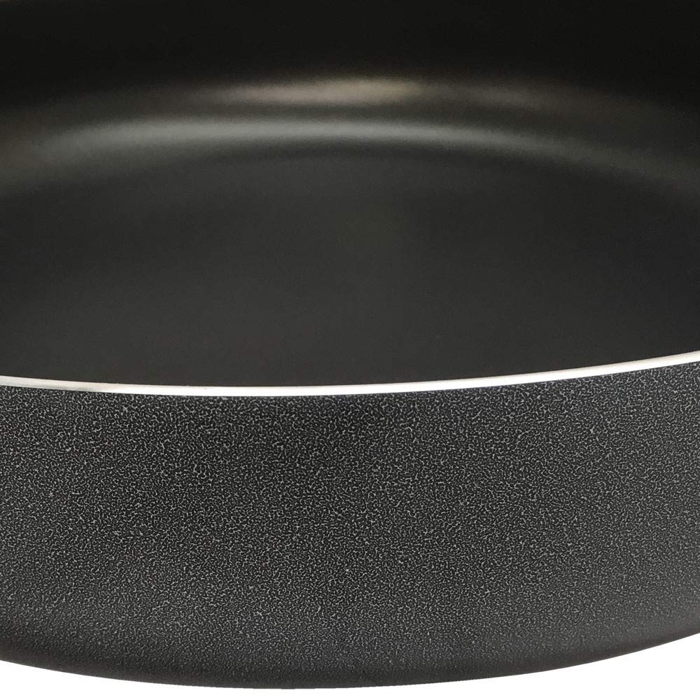 Non-Stick Aluminum 16 Inch Low Cooking 10.5 QT Pot Pan with Lid - Large Deep Fryer & Stew Pot for Home Kitchen, Camping & Outdoor Cooking