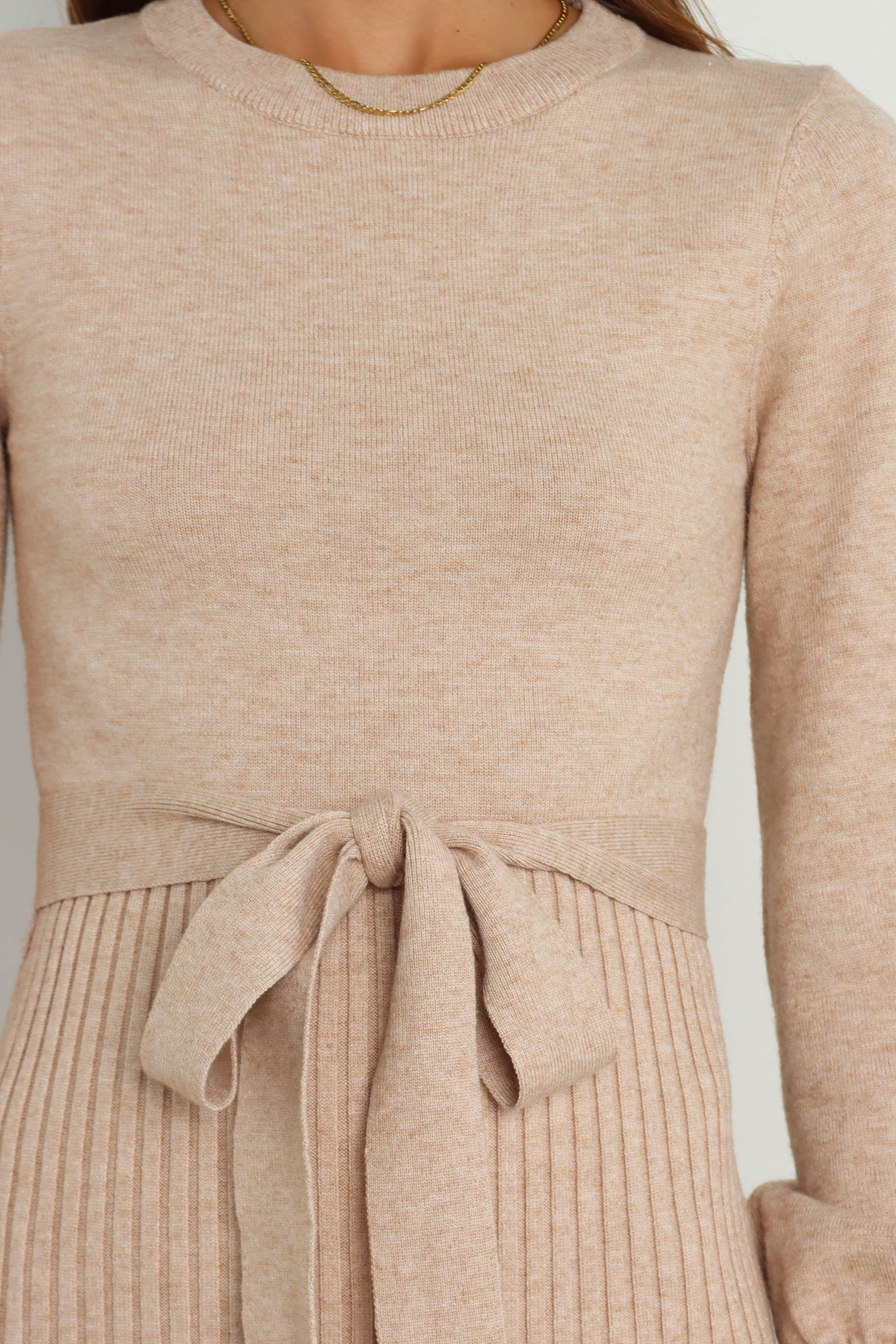 Helena Dress in Beige - Elegant Women's Summer Dress for Casual Outings, Beach Vacations & Special Occasions