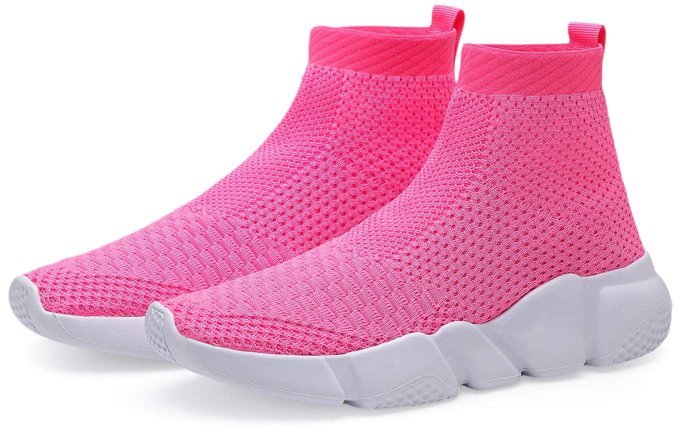 **Santiro Women's Slip-On High Top Sneakers - Lightweight Comfortable Gym & Walking Shoes for Workout, Running, and Casual Wear**