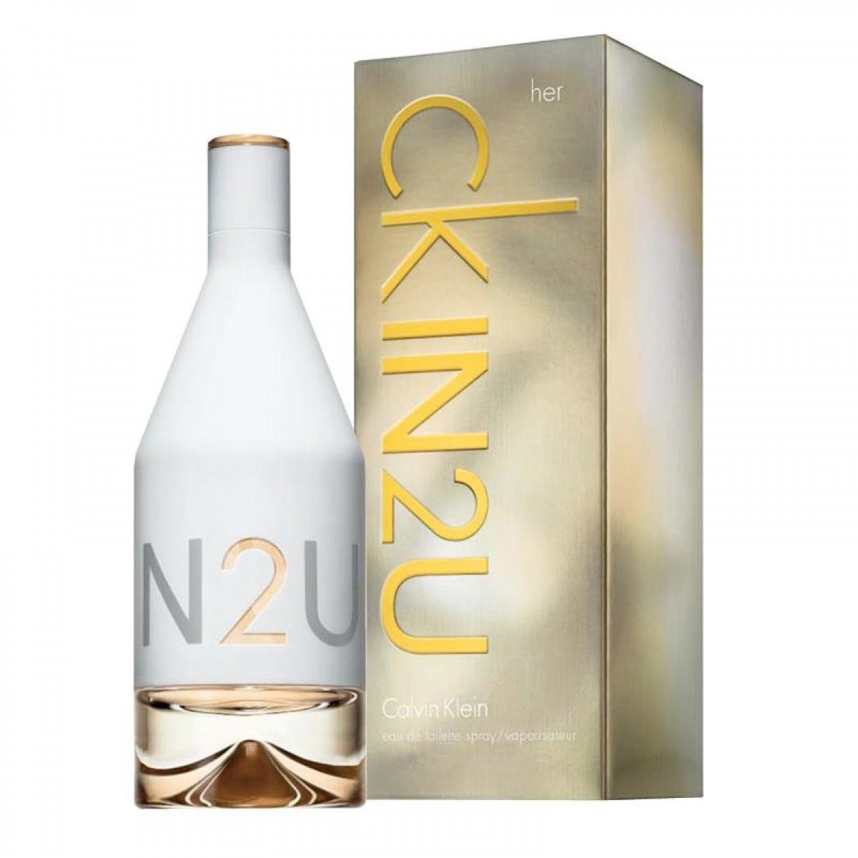 Calvin Klein CK In 2 U Eau De Toilette Spray for Women - Fresh Floral Fragrance for Day & Night Wear, Work & Special Occasions